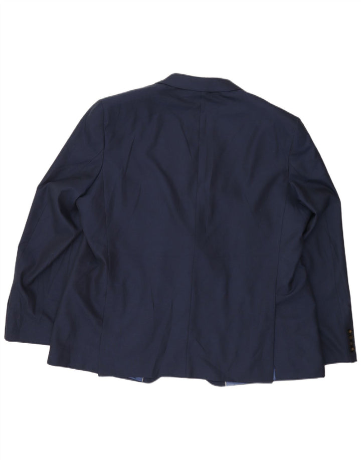 MARKS & SPENCER muška jakna sa 2 gumba UK 50 3XL tamnoplavi poliester