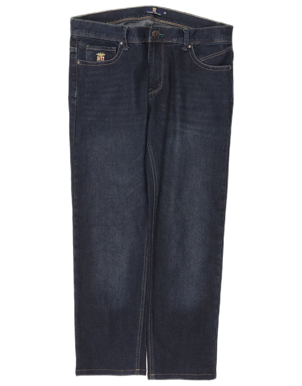 Marina Militare muške ravne traperice IT 54 2XL W42 L28 tamnoplavi pamuk