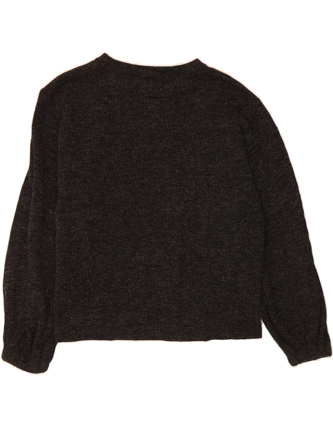 ZARA Womens Crew Neck Jumper Sweater UK 14 Medium Grey Vintage Zara and Second-Hand Zara from Messina Hembry 