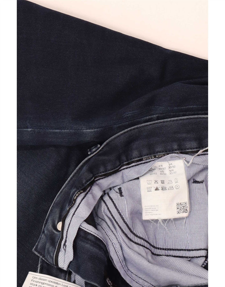 Hugo Boss Muške uske traperice W30 L32 Plavi pamuk