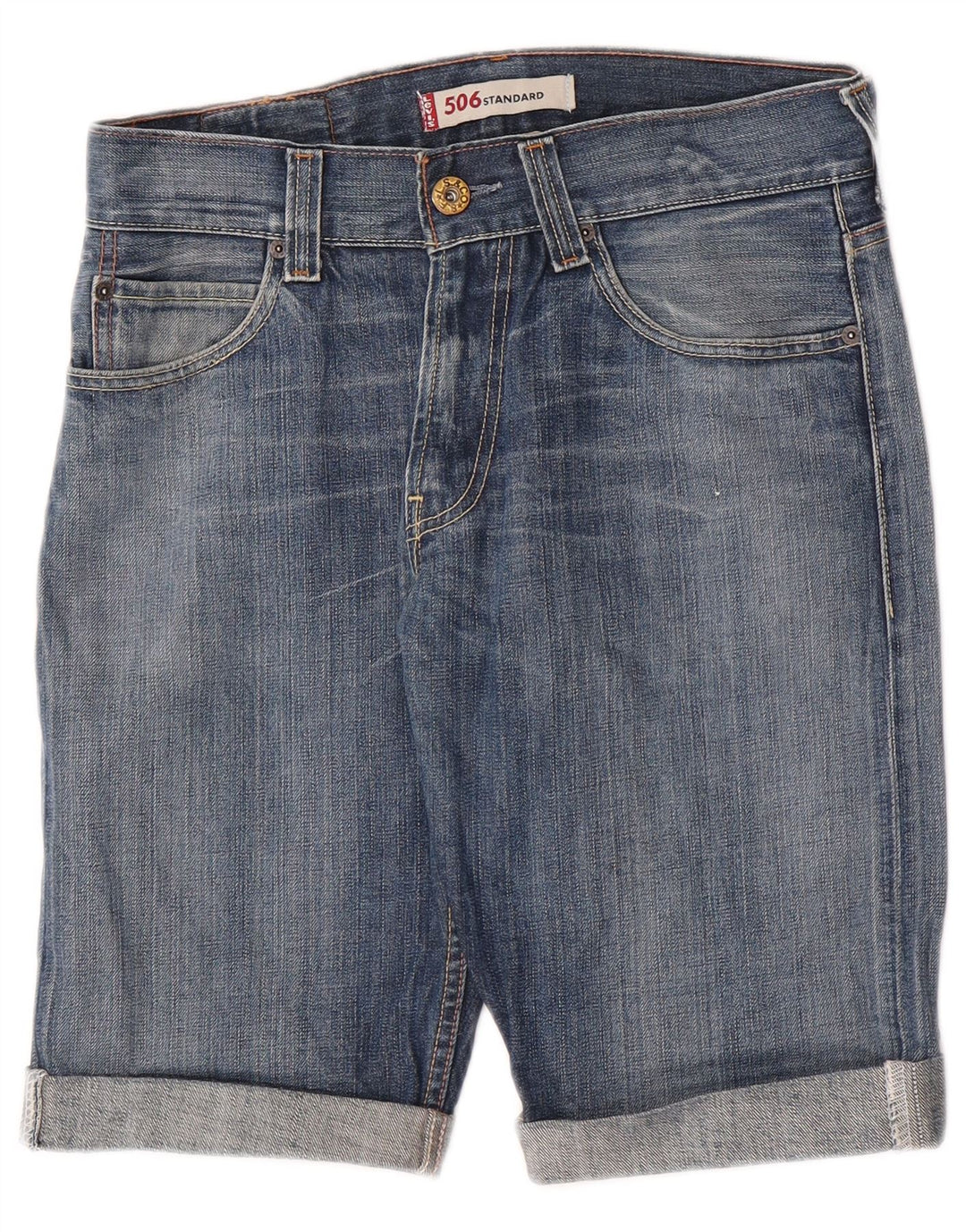 Levi's muške 506 traper kratke hlače W31 srednje plavi pamuk