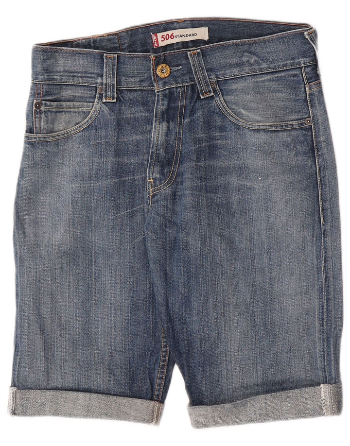 Levi's muške 506 traper kratke hlače W31 srednje plavi pamuk
