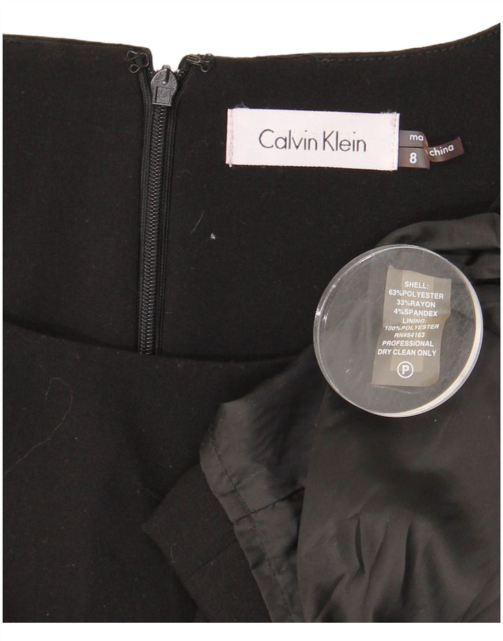 CALVIN KLEIN Ženska plašt haljina bez rukava US 8 srednji crni poliester