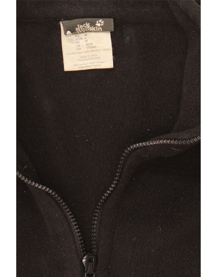 Jack Wolfskin muška flis jakna UK 36/38 srednji crni poliester