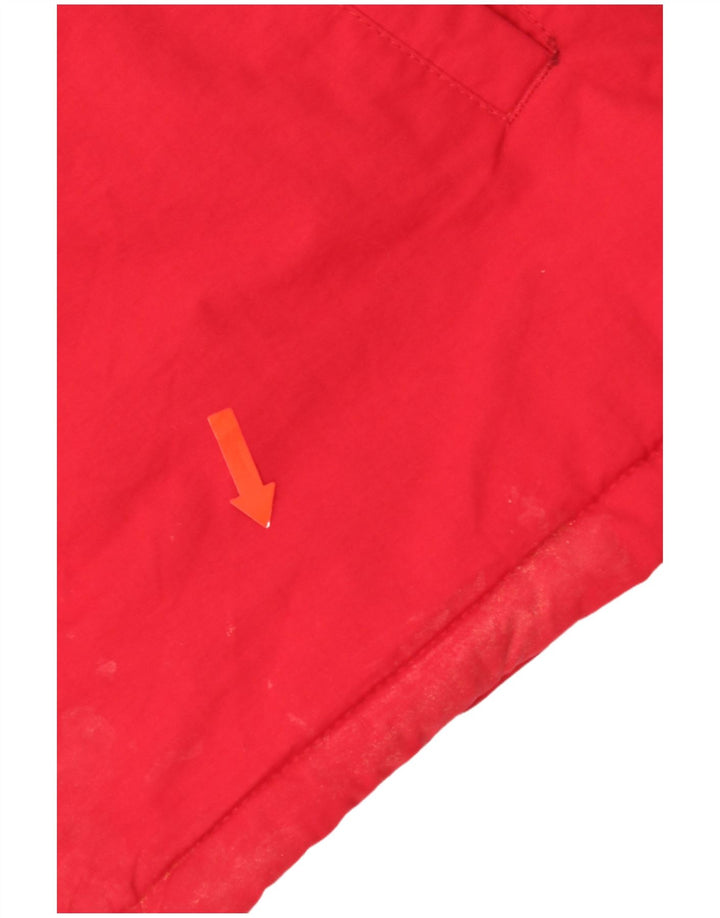 Superdry ženska velika parka jakna s kapuljačom UK 10 Mala crvena najlonska