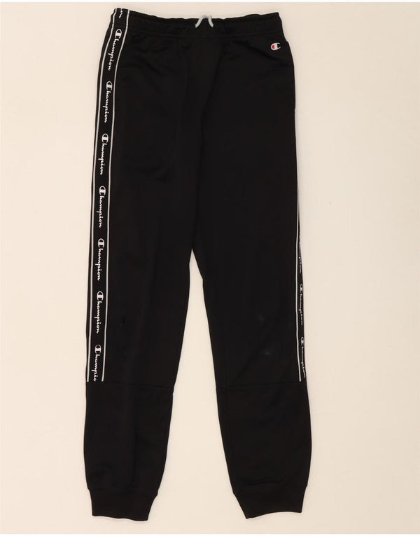 Champion Boys Graphic Trenirka Hlače Joggers 11-12 Years Large Black