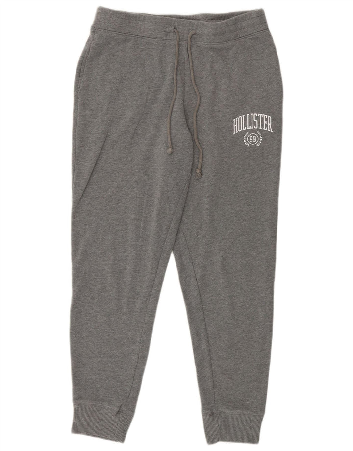 Hollister Ženska trenirka Hlače Joggers UK 14 Srednje sivi pamuk