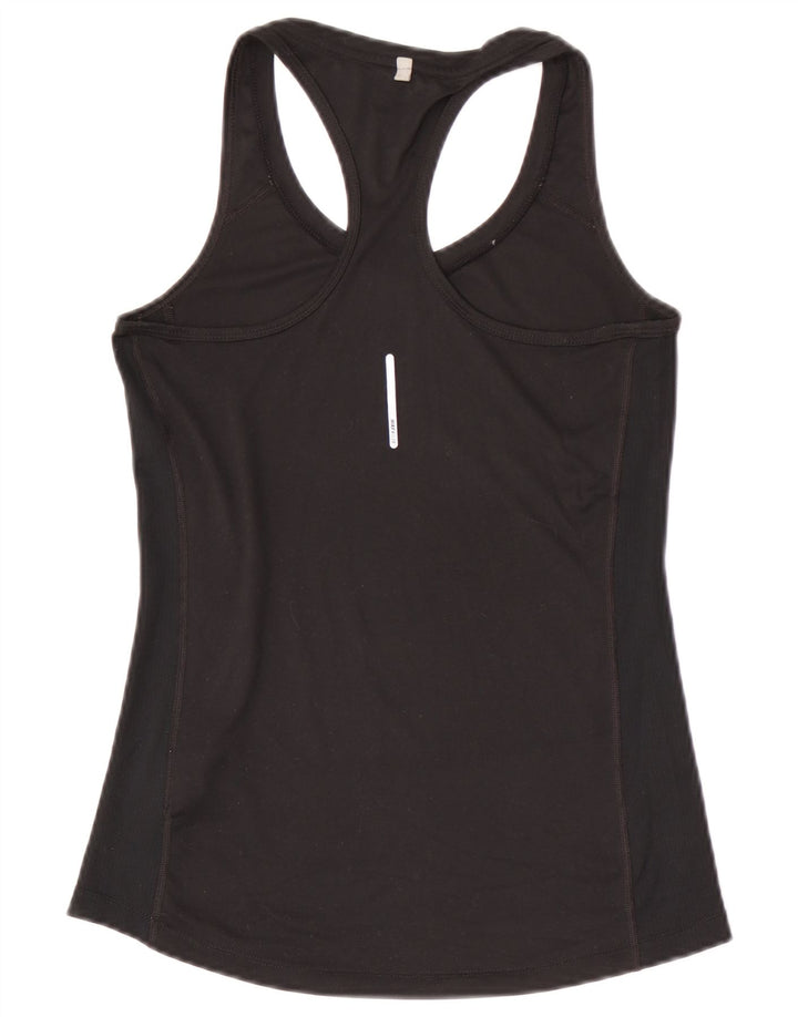 Nike Ženski Dri Fit Vest Top UK 8 Mali crni poliester