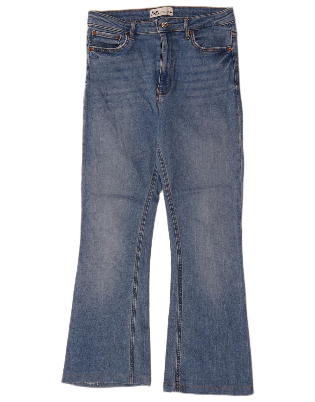 Ženske traperice Zara Bootcut EU 40 srednje W30 L28 plave