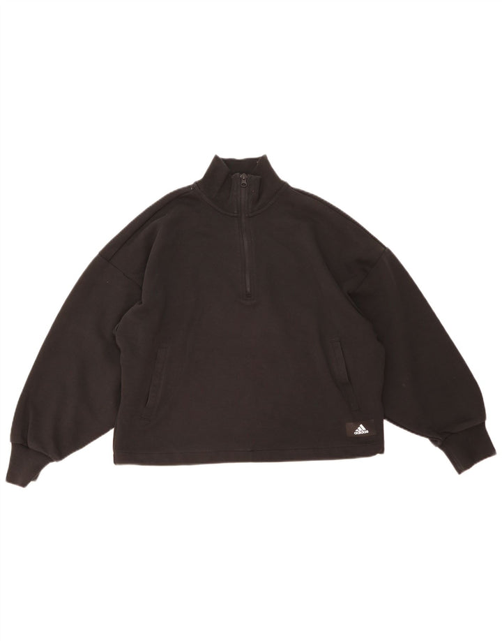 Adidas ženska majica s velikim grafičkim motivima UK 12/14 srednje crna