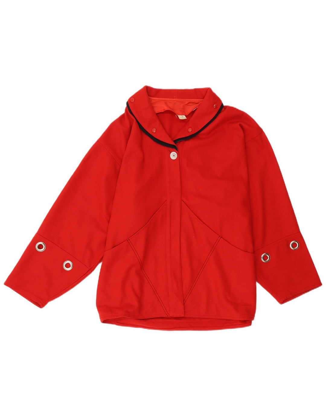 Vintage ženska bomber jakna IT 44 srednje crvene vune