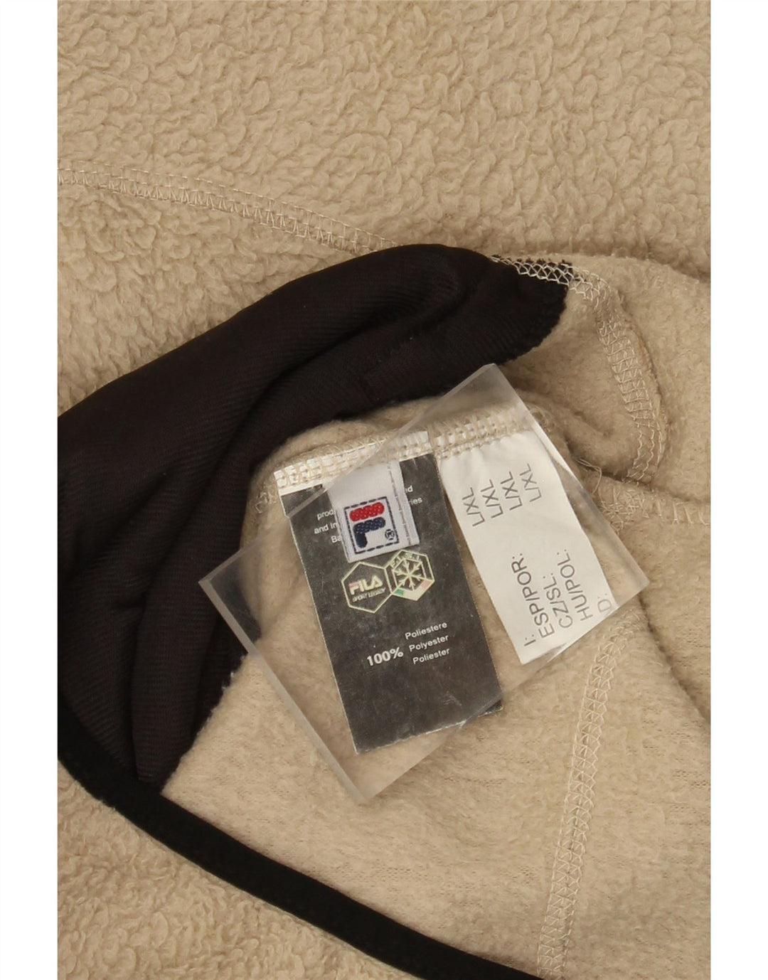Fila Muška jakna od flisa UK 40 Large Beige Colourblock Poliester