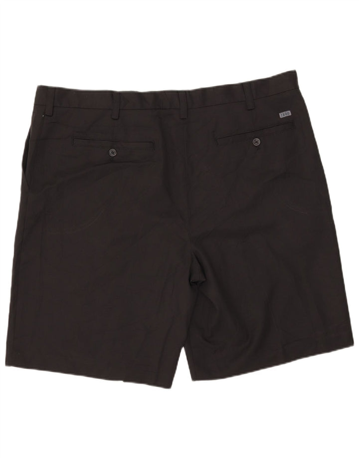 IZOD Muške Chino kratke hlače W42 2XL crni poliester