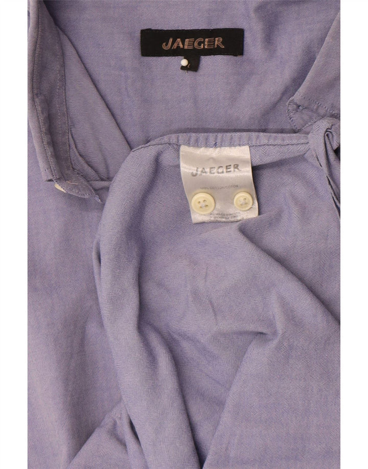 Jaeger muška majica Large Blue Cotton
