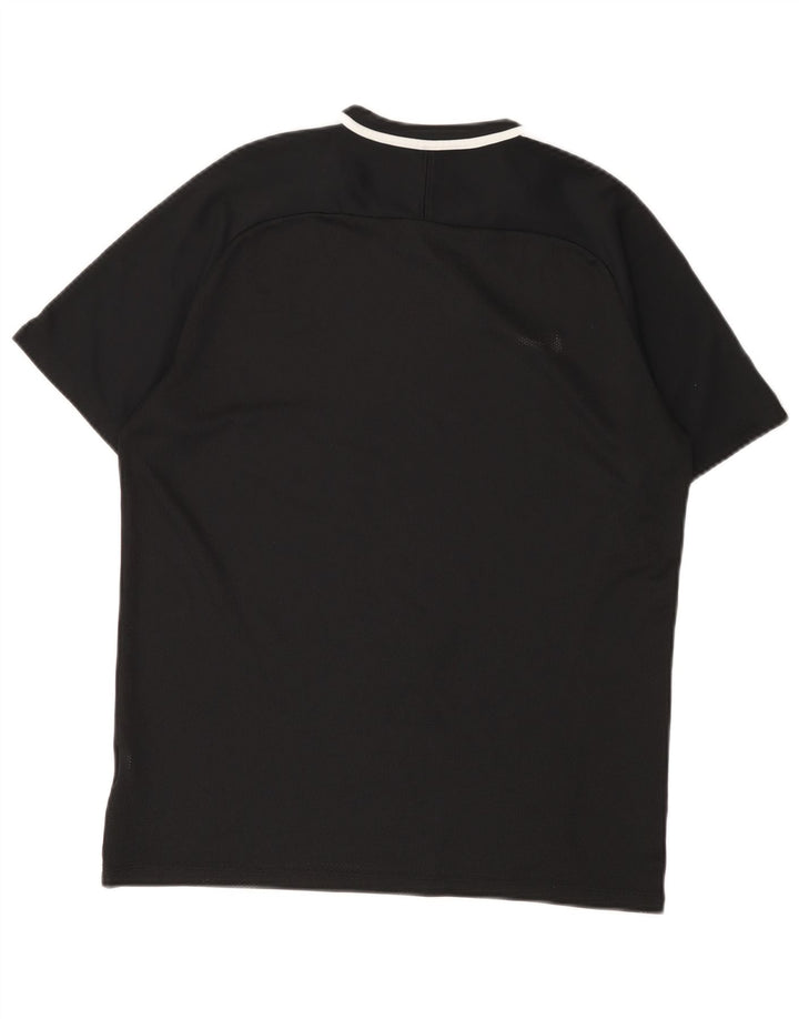 NIKE ženska majica kratkih rukava Dri Fit UK 16 velika crna poliesterska boja