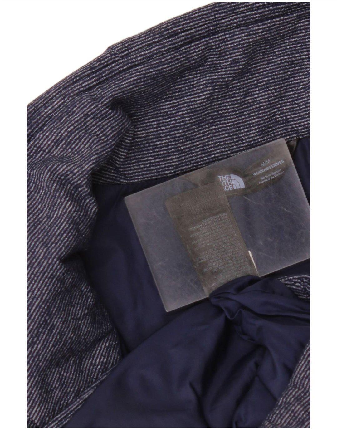 THE NORTH FACE Ženska podstavljena jakna UK 14 srednje tamnoplave pruge