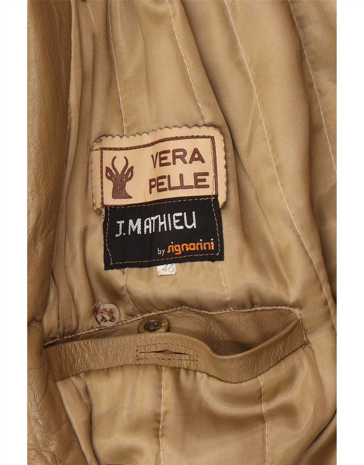 Vintage muški kožni baloner IT 46 Small Brown Leather