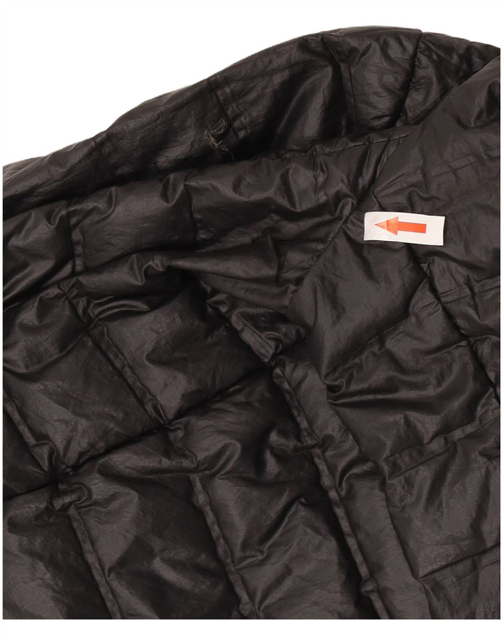 Adidas ženska podstavljena jakna s kapuljačom UK 8/10 mala crna poliester