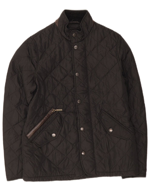 Prošivena jakna Barbour Boys 10-11 Years Large Black