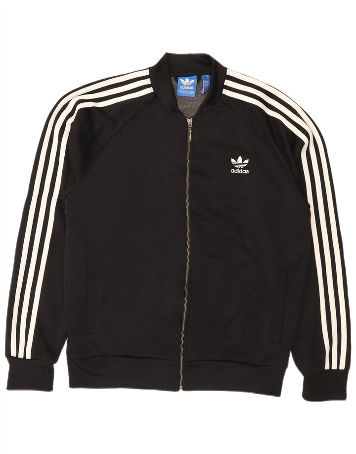 Adidas muška gornja jakna od trenirke, veliki crni poliester