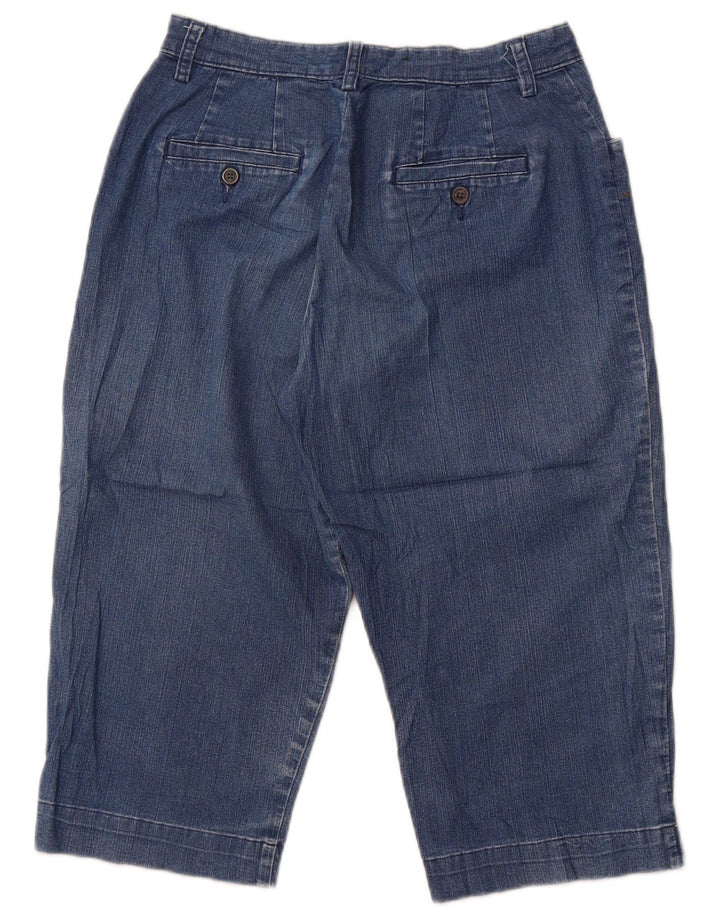Lee Ženske Petite Capri traperice US 8 Medium W30 L18 Plavi pamuk