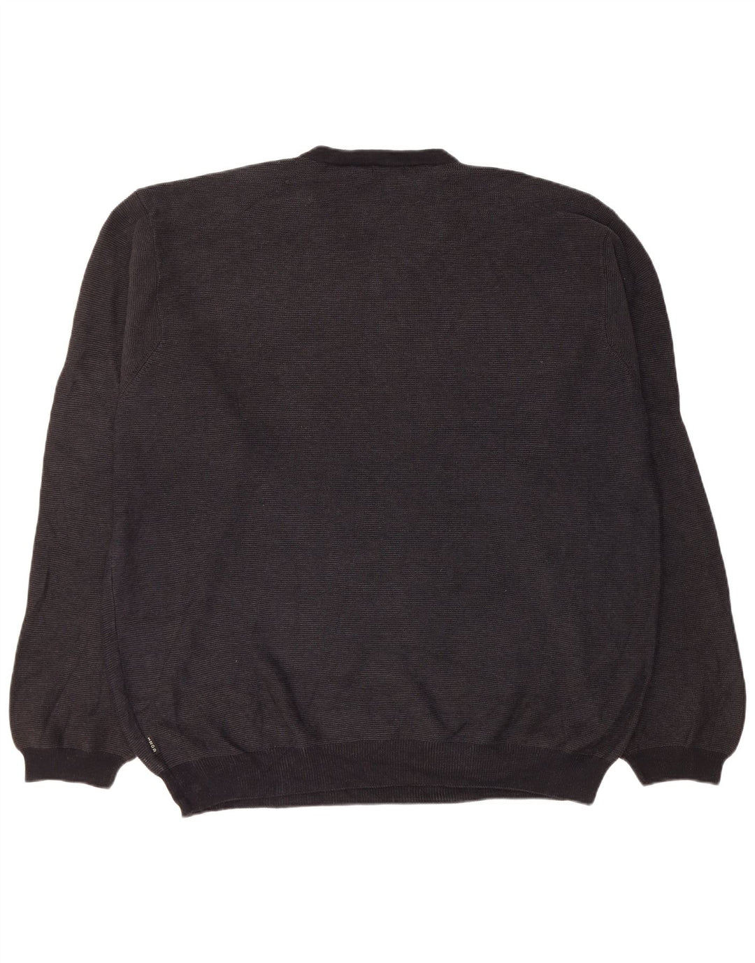 Izod muški džemper s V-izrezom 2XL crni pamuk