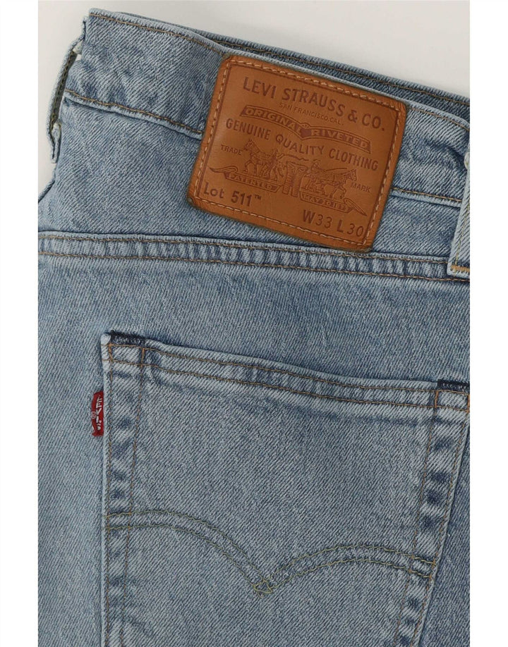 Levi's muške 511 uske traperice W33 L30 plavi pamuk