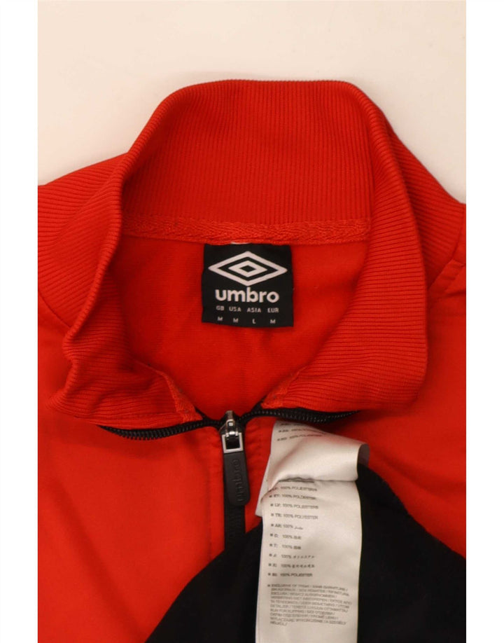 Umbro muška gornja jakna trenirke srednje crvene boje od poliestera