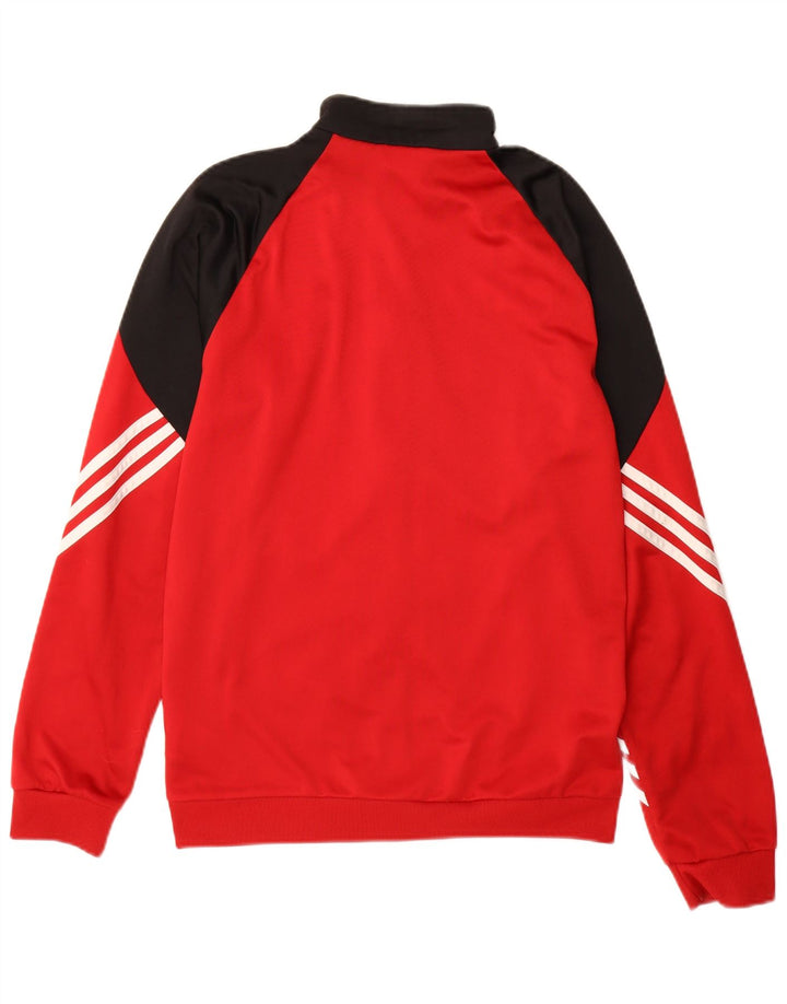 Adidas muška gornja jakna od trenirke, mali crveni poliester