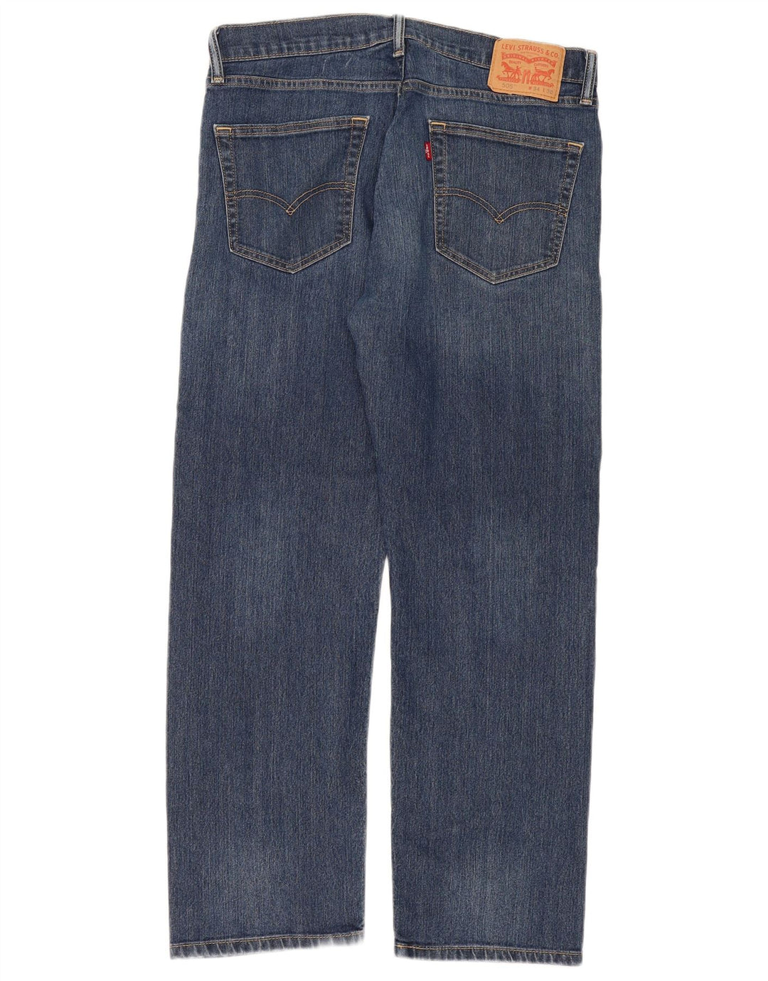 Levi's muške 505 ravne traperice W34 L30 plavi pamuk