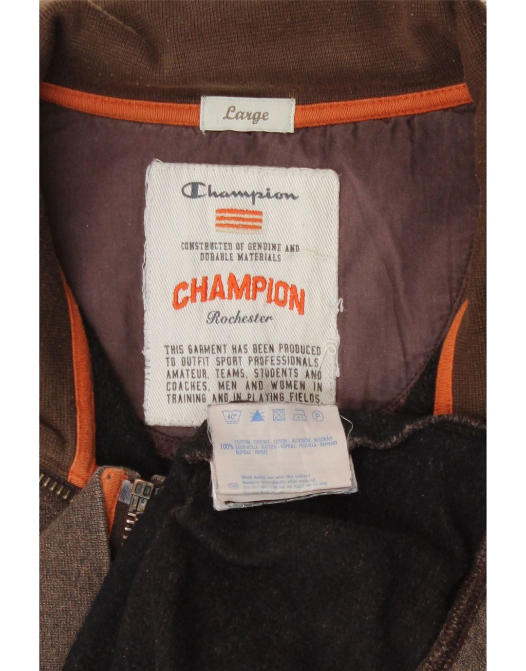 Champion ženska gornja jakna trenirke Rochester Graphic UK 16 Large Brown