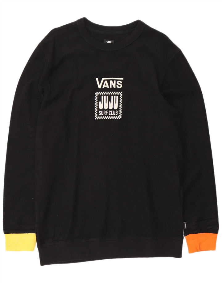 Vans muška trenirka s grafičkim motivima Srednji crni pamuk