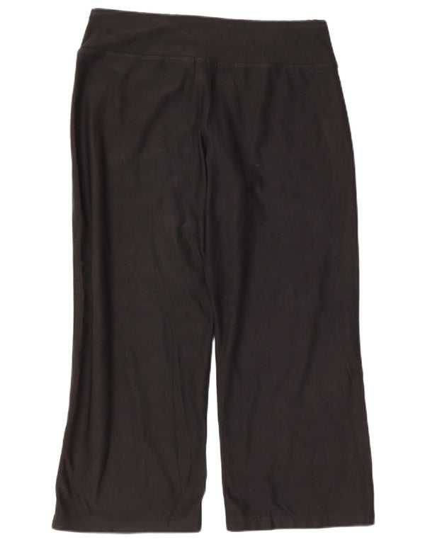 Nike ženske kapri tajice US 8/10 srednje crne poliesterske boje