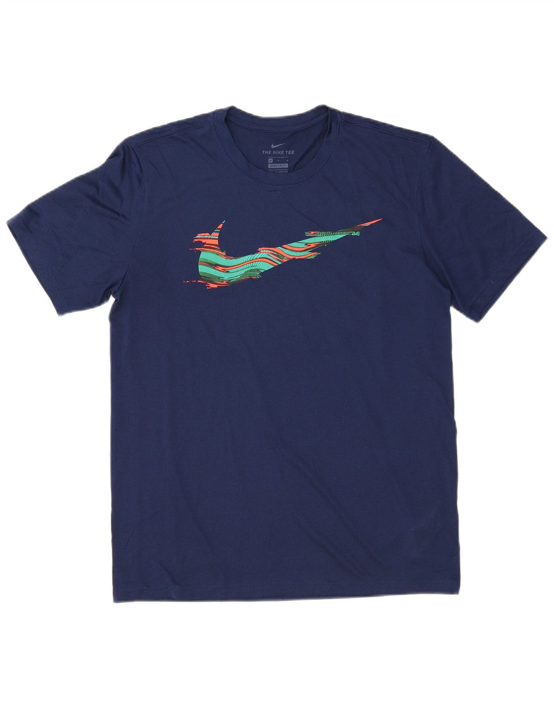 Nike Dri Fit Graphic T-Shirt majica srednji tamnoplavi poliester