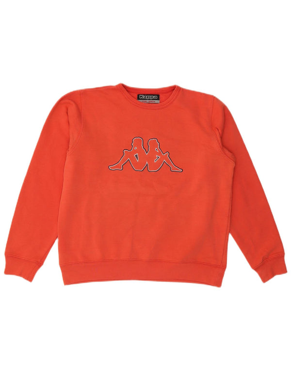 Kappa Boys majica s kratkim rukavima s motivom 14-15 godina 2XL, narančasti pamuk