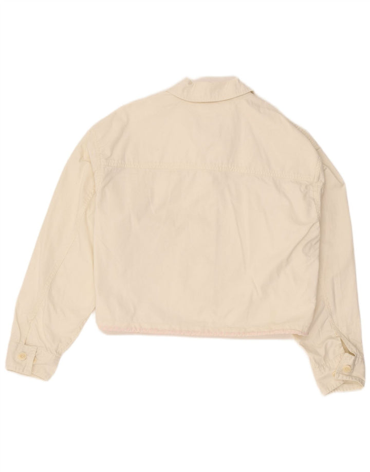 Converse ženska bomber jakna UK 14 Srednje sivobijeli pamuk
