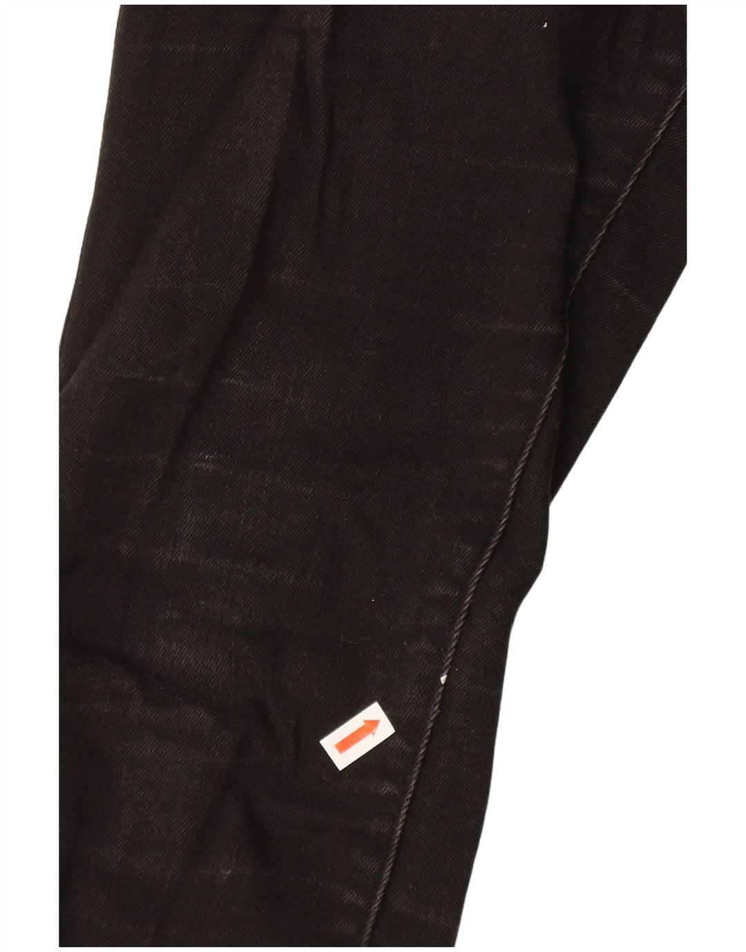 LEE Ženske uske traperice visokog rasta US 9 srednje W24 L27 crni pamuk