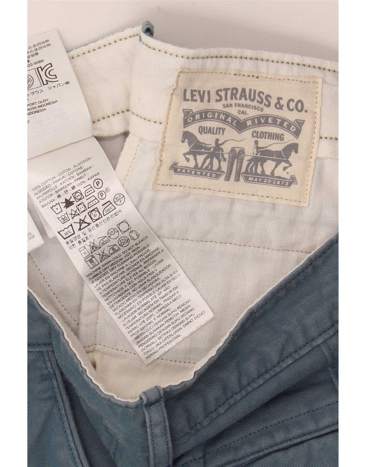Levi's muške chino kratke hlače W34 veliki plavi pamuk