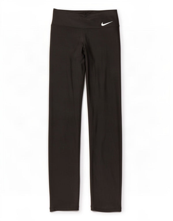 Nike Ženske Dri Fit Leggings UK 14 Srednje crni poliester