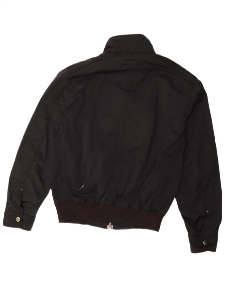 Muška bomber jakna Massimo Dutti UK 40 velika crna poliakril