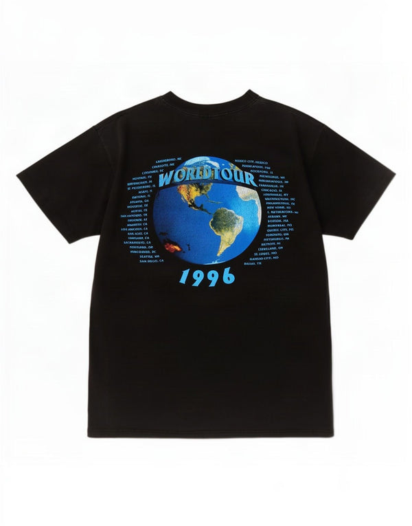 Vintage muška velika crna majica kratkih rukava AC/DC Balbreaker World Tour 1996