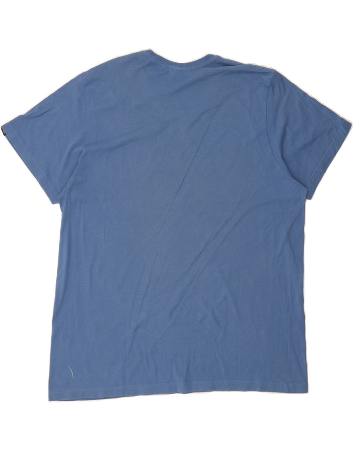 ADIDAS Mens Graphic T-Shirt Top 2XL Blue Vintage Adidas and Second-Hand Adidas from Messina Hembry 