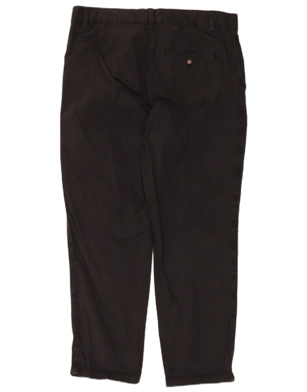 Marks & Spencer ženske ravne chino hlače UK 14 Large W34 L27 crne