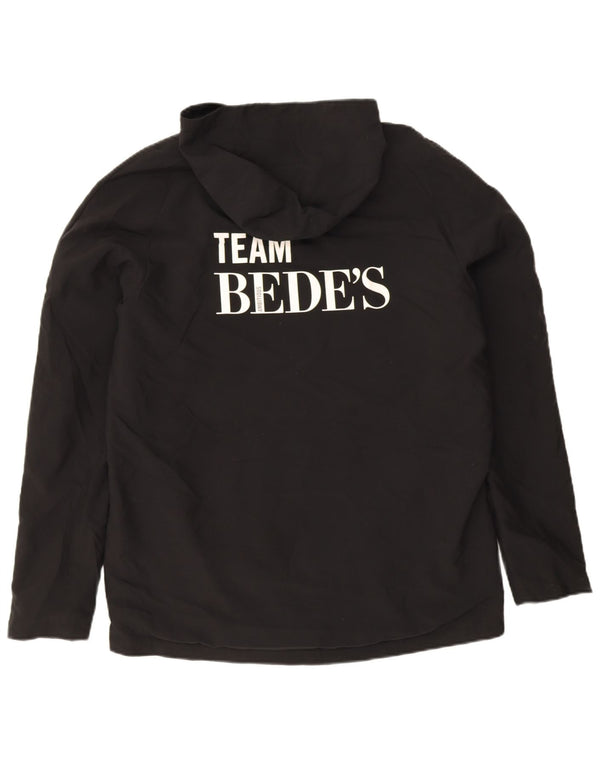 New Balance muška grafička vjetrovka s kapuljačom UK 40 velika crna sportska