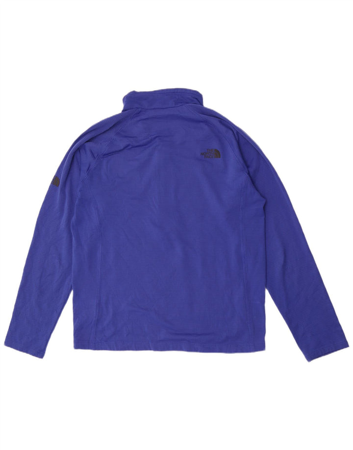Gornji dio trenirke The North Face s patentnim izrezom i velikim plavim prugama