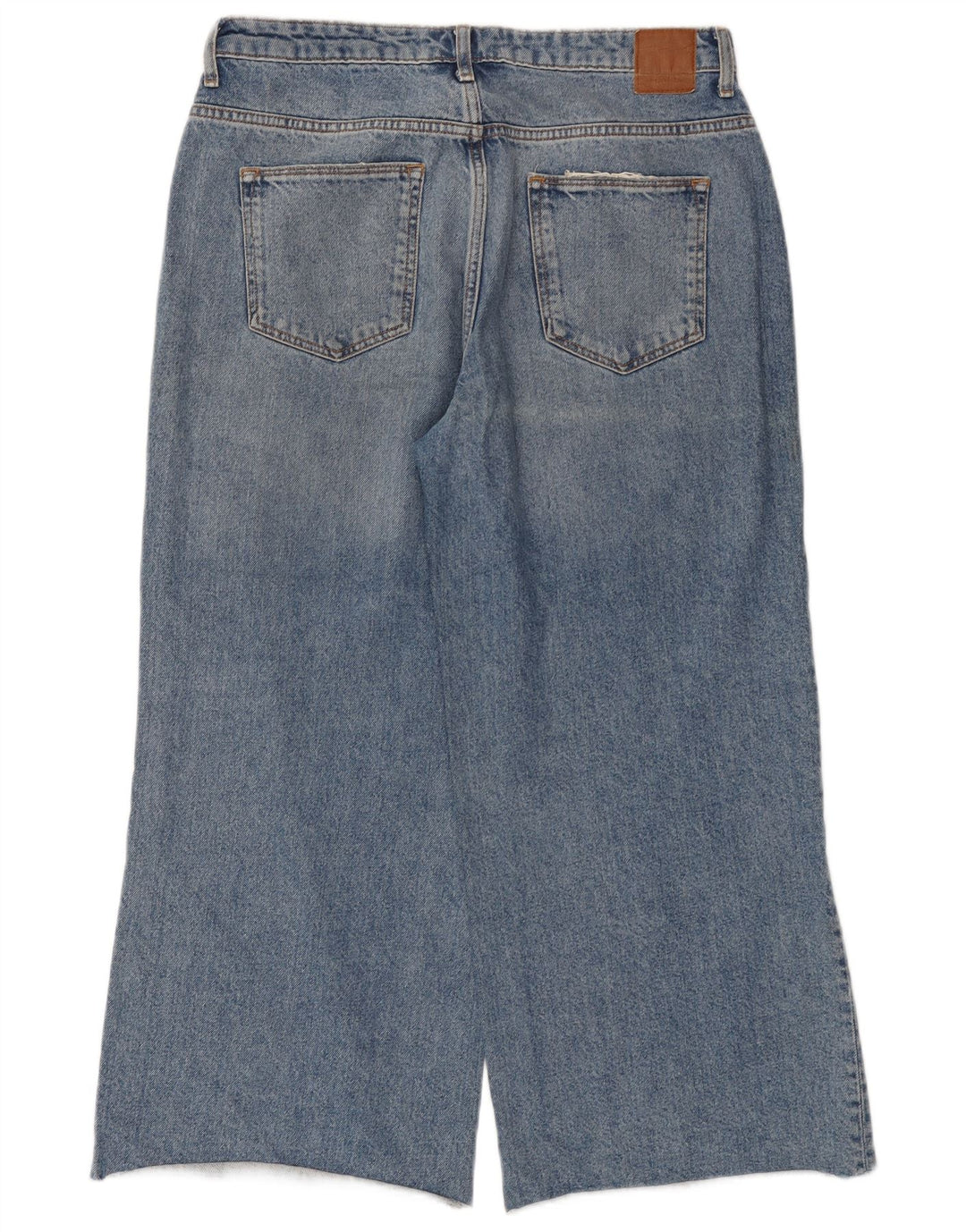 ZARA ženske kratke traperice širokih nogavica EU 40 srednje W30 L25 plave