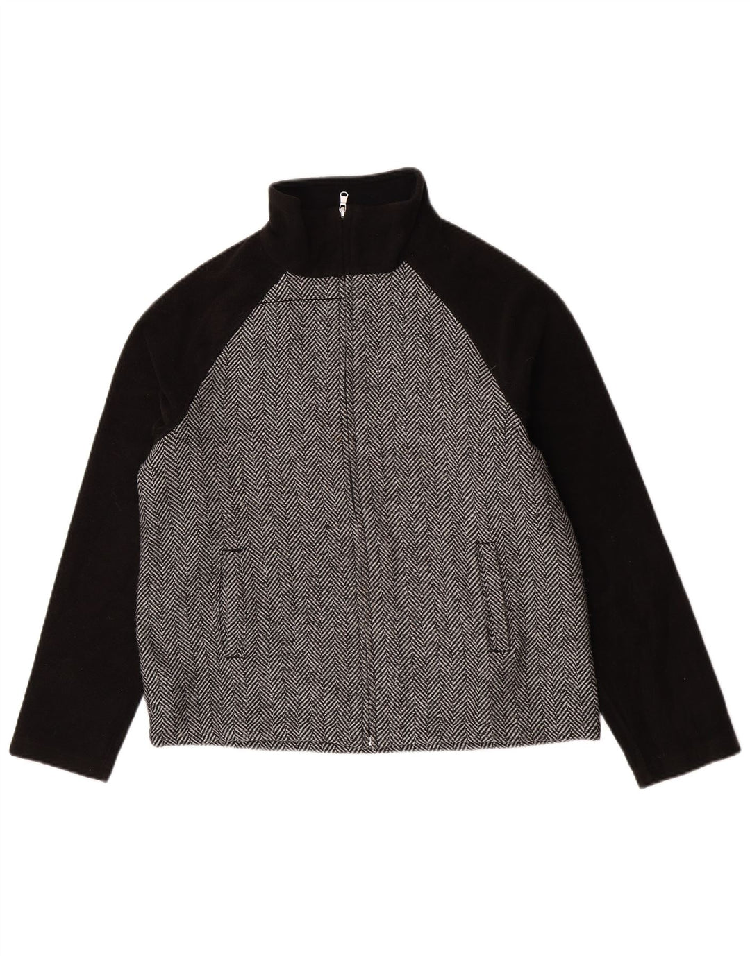 Champion ženska bomber jakna UK 18 XL crna riblja kost