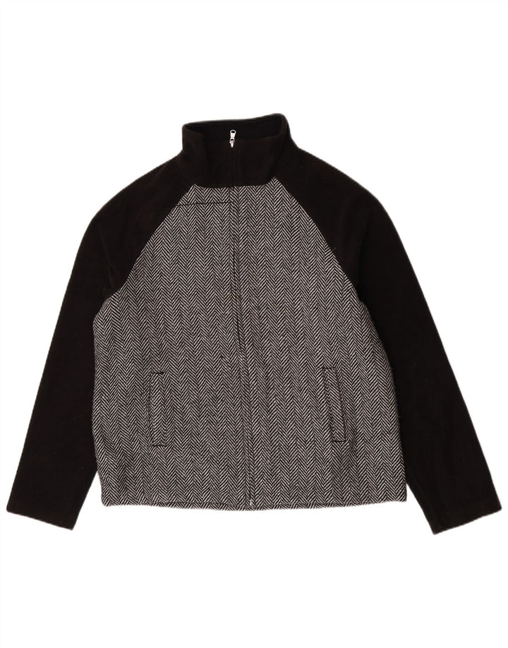 Champion ženska bomber jakna UK 18 XL crna riblja kost