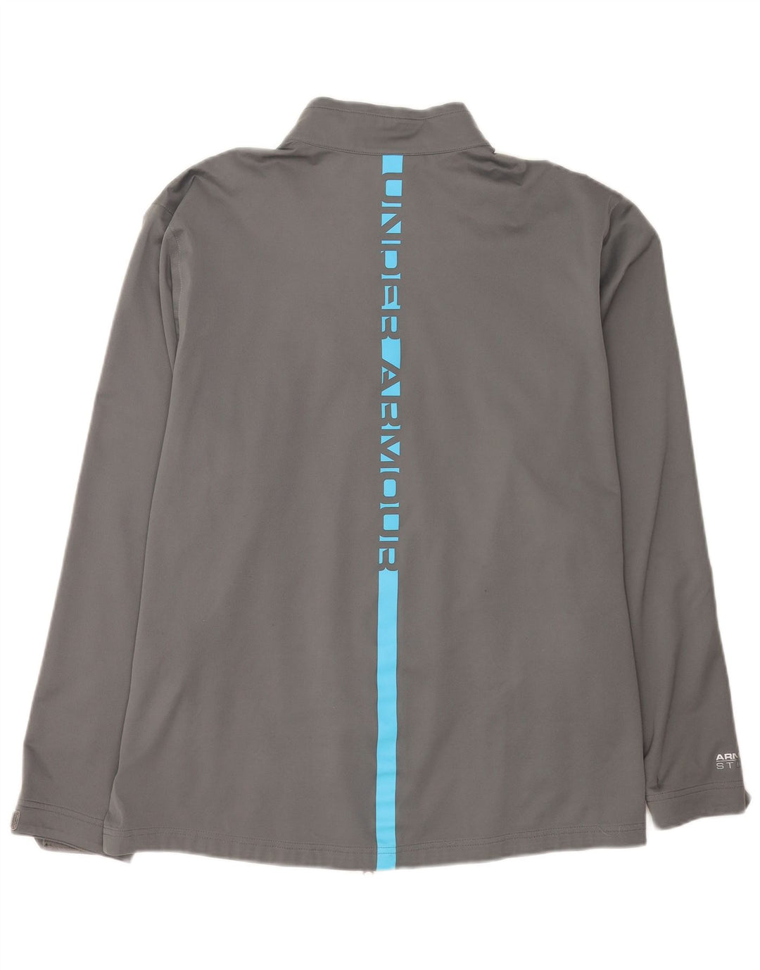 Under Armour Mens Graphic Tracksuit Top Jacket XL Grey Polyester