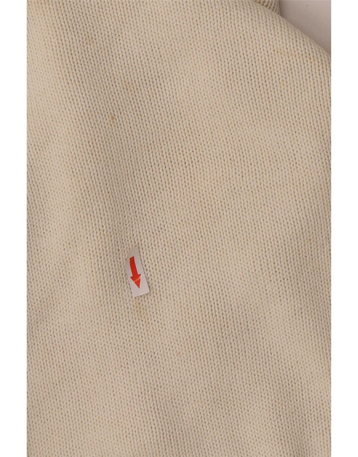 Chaps, muški pulover s okruglim izrezom 4XL, bež pamuk